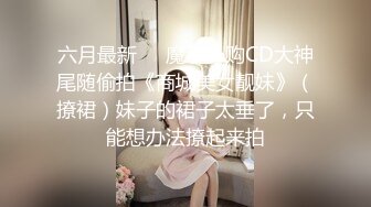 六月最新❤️魔手外购CD大神尾随偷拍《商城美女靓妹》（撩裙）妹子的裙子太垂了，只能想办法撩起来拍