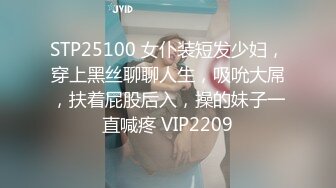 STP25100 女仆装短发少妇，穿上黑丝聊聊人生，吸吮大屌，扶着屁股后入，操的妹子一直喊疼 VIP2209