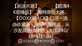 【新速片遞】  ♈ ♈ ♈【超清4K版精品】，推特原创大神，【OOXXBLACK】口活一流步步紧逼，先是艳舞挑逗，从沙发战至楼梯到沙发[1.24G/MP4/15:04]