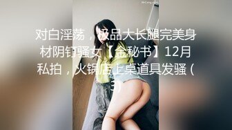 对白淫荡，极品大长腿完美身材阴钉骚女【金秘书】12月私拍，火锅店上桌道具发骚 (3)