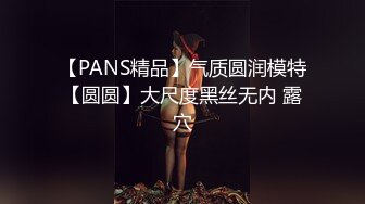 【PANS精品】气质圆润模特【圆圆】大尺度黑丝无内 露穴