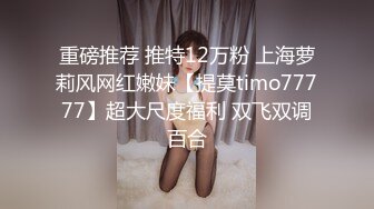 重磅推荐 推特12万粉 上海萝莉风网红嫩妹【提莫timo77777】超大尺度福利 双飞双调百合