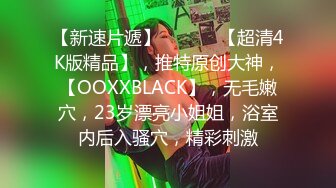 【新速片遞】  ♈ ♈ ♈【超清4K版精品】，推特原创大神，【OOXXBLACK】，无毛嫩穴，23岁漂亮小姐姐，浴室内后入骚穴，精彩刺激