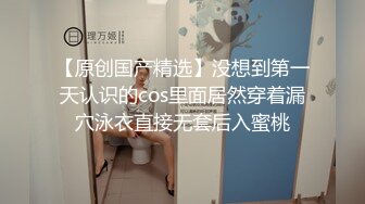 【原创国产精选】没想到第一天认识的cos里面居然穿着漏穴泳衣直接无套后入蜜桃