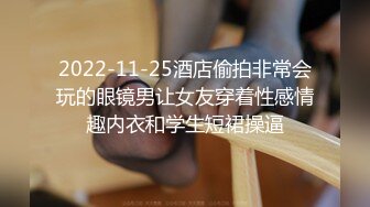 2022-11-25酒店偷拍非常会玩的眼镜男让女友穿着性感情趣内衣和学生短裙操逼