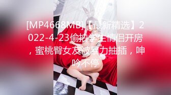 [MP4668MB]【最新精选】2022-4-23偷拍学生情侣开房，蜜桃臀女友被暴力抽插，呻吟不停